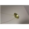 Image 2 : ONE 14KT YELLOW GOLD NATURAL CITRINE QUARTZ PENDANT. BEZEL SET WITH 1 OVAL SHAPED NATURAL CITRINE