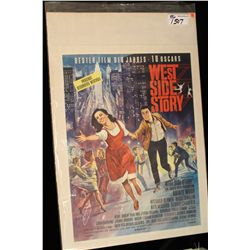 WEST SIDE STORY, GERMAN ONE SHEET, LINEN-BACKED, BEST PICTURE