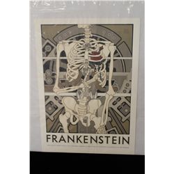 LOT OF 2 LTD. ED. DAVID LANCE GOINES SPECIAL MOVIE ART PRINTS FROM U.C.BERKELEY INCL. FRANKENSTEIN