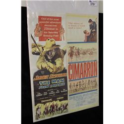 LOT OF 5 VARIOUS INSERTS, INCL. MAN FROM LARAMIE