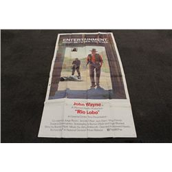 RIO LOBO, THREE SHEET, JOHN WAYNE IN HOWARD HAWKE'S LAST FILM 41" X 81"