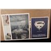 Image 3 : SUPERMAN, SPECIAL FOIL ADVANCE ONE SHEET, RECENT AUCTION RESULT:  $507 (2012) PLUS 3 LOBBY CARDS