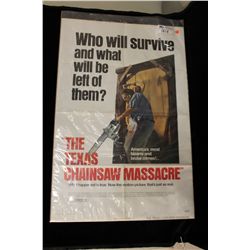 LOT OF 2 ONE SHEETS INCL. TEXAS CHAINSAW MASSACRE & RESERVOIR DOGS (SP)