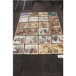 LOT OF 24 GENE AUTRY RE-RELEASE LOBBY CARDS, VARIOUS TITLES