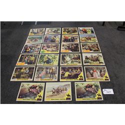 LOT OF 23 ROY ROGERS LOBBY CARDS, VARIOUS TITLES INCL. IDAHO, SUNSET SERENADE