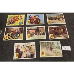 NORTH OF THE GREAT DIVIDE, ROY ROGERS, LOBBY CARD SET