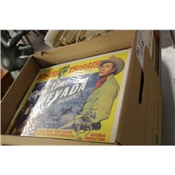 BOX OF REPRODUCTION LOBBY CARDS ***PLEASE NOTE:  THIS LOT IS NOT VINTAGE***