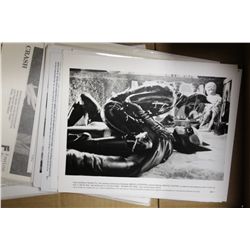 BOX LOT OF MOVIE STILLS, 8" BY 10", INCL. BATMAN, WITH FULL SETS OF RUMBLE IN THE BRONX, CRASH,