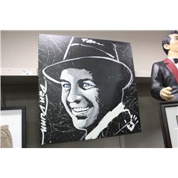 FRANK SINATRA, ORIGINAL PAINTING SIGNED DAN DUNN, COMMISSIONED DIRECTLY FROM THE ARTIST