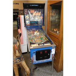 GOTTLIEB "BIG HOUSE" PINBALL MACHINE FEATURED IN THE FILM "REINDEER GAMES" AT THE MOTEL