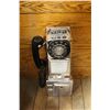 Image 2 : ORIGINAL OAK TELEPHONE BOOTH, FROM CN STATION WINNIPEG WITH VINTAGE PAYPHONE