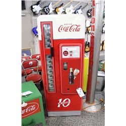 10 CENT CAVALIER COCA-COLA VENDING MACHINE FULLY RESTORED, IN WORKING CONDITION