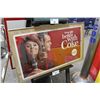 Image 1 : 1960'S COCA-COLA CARDBOARD ADVERTISEMENT