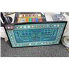 Image 1 : RARE $100 VEGAS CHIP SET AND CRAPS LAYOUT FROM THE CASINO MANAGERS OFFICE USED IN THE FILMING OF