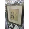 Image 1 : JOHN LENNON SIGNED HAND DRAWN SKETCH. ORIGINALLY OBTAINED FROM A NEW YORK BASED COLLECTOR WHO