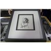 Image 1 : MICHAEL JACKSON HAND DRAWN SELF PORTRAIT, DOUBLE SIGNED. ITEM WAS OBTAINED FROM A CALIFORNIA BASED