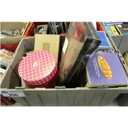 BOX LOT OF ASSORTED TOYS, AND TV/MOVIE MEMORABILIA,