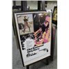 Image 1 : DIRTY HARRY, CUSTOM FRAMED 1 SHEET AND COLOUR PHOTO, SIGNED BY CLINT EASTWOOD