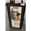 Image 1 : SABOTEUR, CUSTOM FRAMED 1/2 SHEET, SIGNED BY MARLON BRANO AND YUL BRYNNER