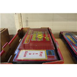 SHELF LOT OF CASINO BACK GLASS, OVER 100 PIECES, VERY HEAVY!