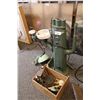 Image 1 : ANTIQUE DENTIST BASIN AND TOOLS