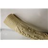 Image 2 : AFRICAN CARVED IVORY TUSK 32" LONG