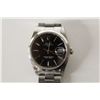 Image 1 : ONE GENTS STAINLESS STEEL ROLEX OYSTER DATE WRIST WATCH. THE WATCH FEATURES AN AUTOMATIC