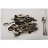 Image 1 : LARGE COLLECTION OF STERLING SILVER SPOONS WEIGHS 325 GRAMS+