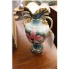 Image 1 : DECORATIVE VASE WITH FLORAL PATERN 13" TALL