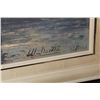 Image 2 : OIL ON CANVAS DEPICTING BOATS AT SEA 48" X 24" SIGNED LOWER RIGHT "WILL NORDEN"