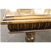 Image 2 : ANTIQUE TABLE 50" X 46" ON CASTERS