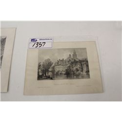 ORIGINAL 1844 THOMAS ALLOM STEEL ENGRAVING