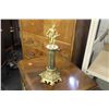 Image 1 : A CISTERN TUBE MERCURY THERMOMETER, FARENHEIT SCALE, CIRCA 1850, MOUNTED ON A BRONZE COLUMN WITH AN