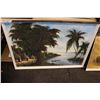 Image 1 : LOT OF 5 AFRICAN THEME PAINTINGS AND PRINTS