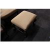 Image 2 : LOT OF VINTAGE FURNITURE- 2 CHAIRS, OTTOMAN AND SIDE TABLE