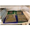 Image 2 : LOT OF BRASS RUBBING PLATES, REPLICA PIECES OF ENGLISH ROYALTY TOMBSTONES