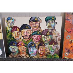 JACKSON BUTCHART, LARGE ORIGINAL ACRYLIC ON CANVAS