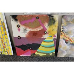 JACKSON BUTCHART, LARGE ORIGINAL ACRYLIC ON CANVAS