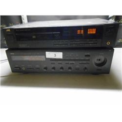 JVC CD PLAYER AND YAHAMA RECIEVER