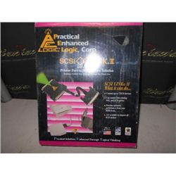 PE LOGIC 5 CSI LINK II PRINTER PORT TO SCSI DEVICE SOLUTION