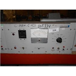 PERKIN ELMER ULTEK 1 AMP ION PUMP CONTROL (print sequence:) C-421