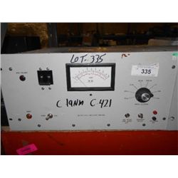 PERKIN ELMER ULTEK 1 AMP ION PUMP CONTROL (print sequence:) C-421