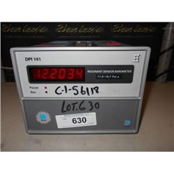 DRUCK DPI 141 RESONANT SENSOR BAROMETER (print sequence:) 56118