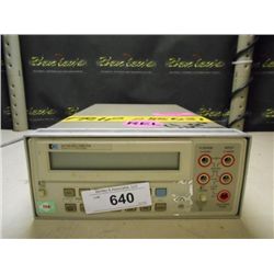 HP 3478A MULTIMETER (print sequence:) 56126