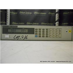 HP 6060A SYSTEMS DC ELECTRONIC LOAD WITH OPTION 020 (print sequence:) 56156