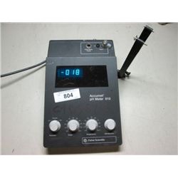 FISHER SCIENTIFIC ACCUMET 910 PH METER (print sequence:) 56205