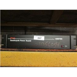 AMETEK QUADRUPOLE POWER SUPPLY (print sequence:) 56054