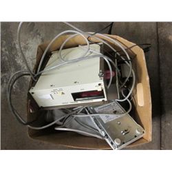 BOX: ASSORTED TEST EQUIPMENT (print sequence:) 56197