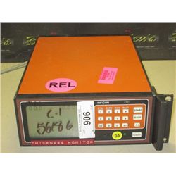 INFICON XTC THICKNESS MONITOR (print sequence:) 56186