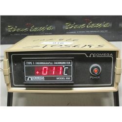 OMEGA 650T THERMOCOUPLE THERMOMETER (print sequence:) 56195